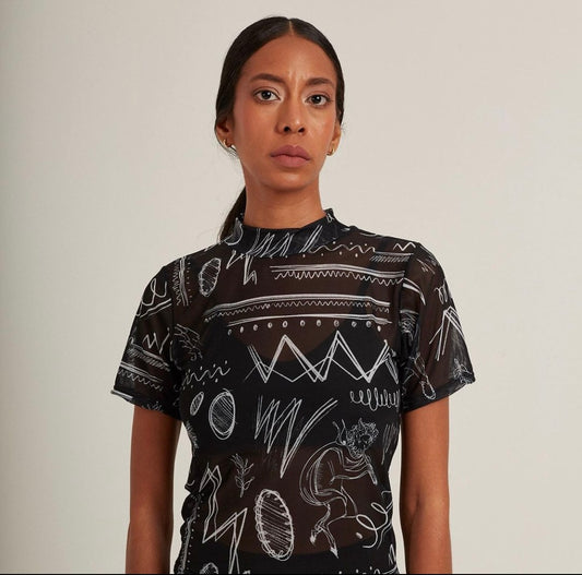 Minoblack Short Sleeve Top