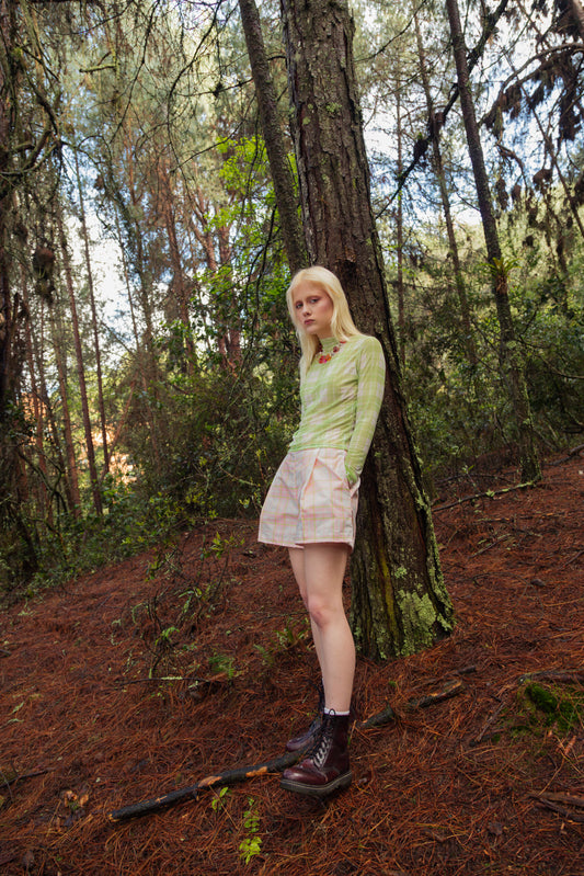 Pinakes Green Long Sleeve Top