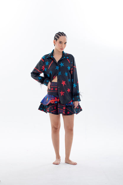 Aetna Black Blouse