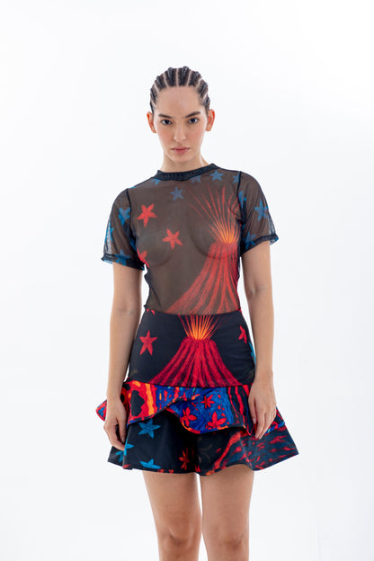 Aetna Black Top Short Sleeve