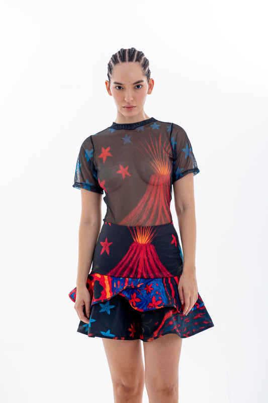 Aetna Black Top Short Sleeve