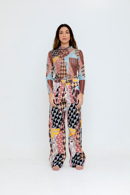 Persefone Top Manga Larga